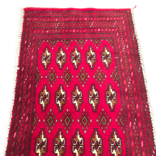 112 x 56 cm Hand-Knotted Persian Turkmen Rug