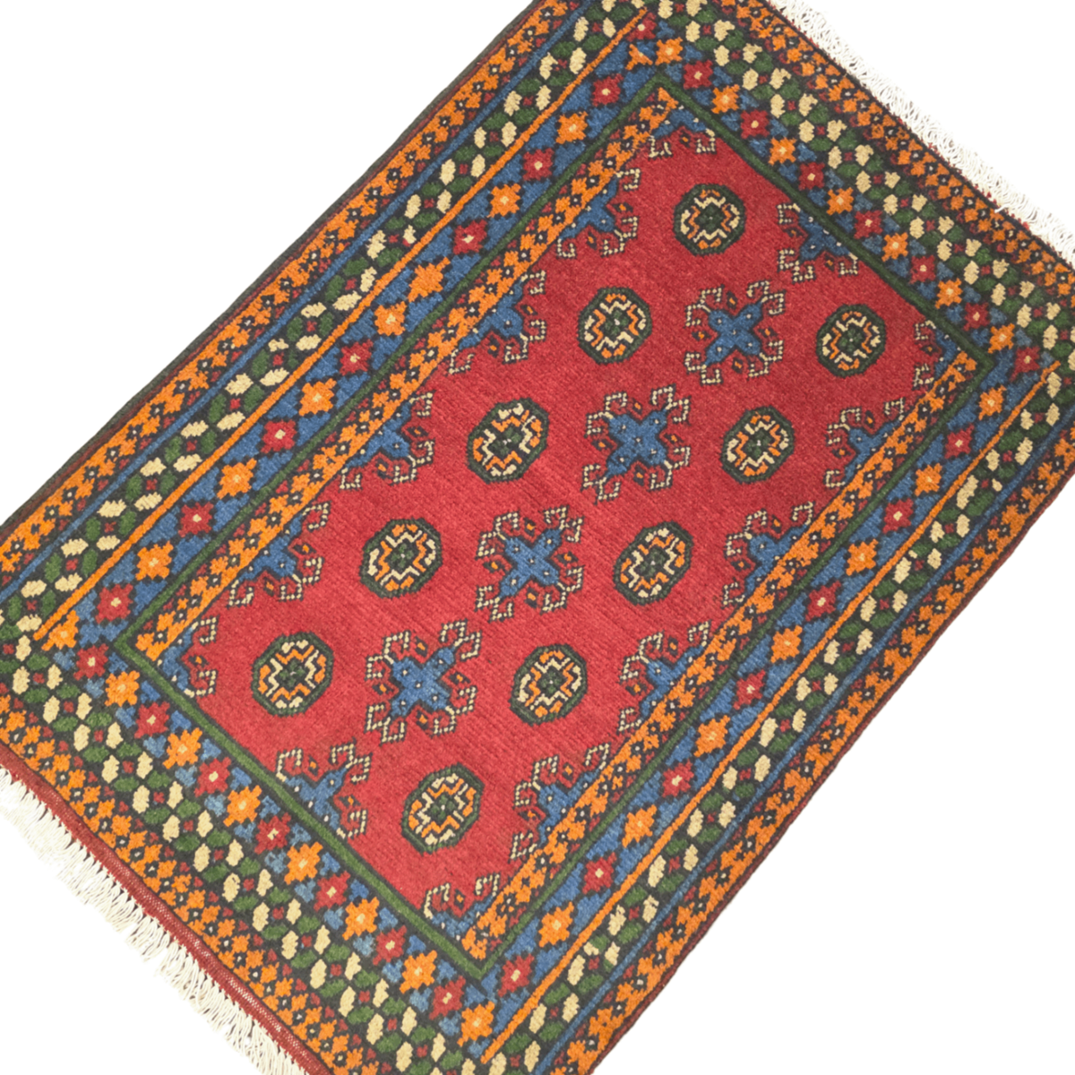 116 x 79 cm Hand-Woven Color Afghan Akche