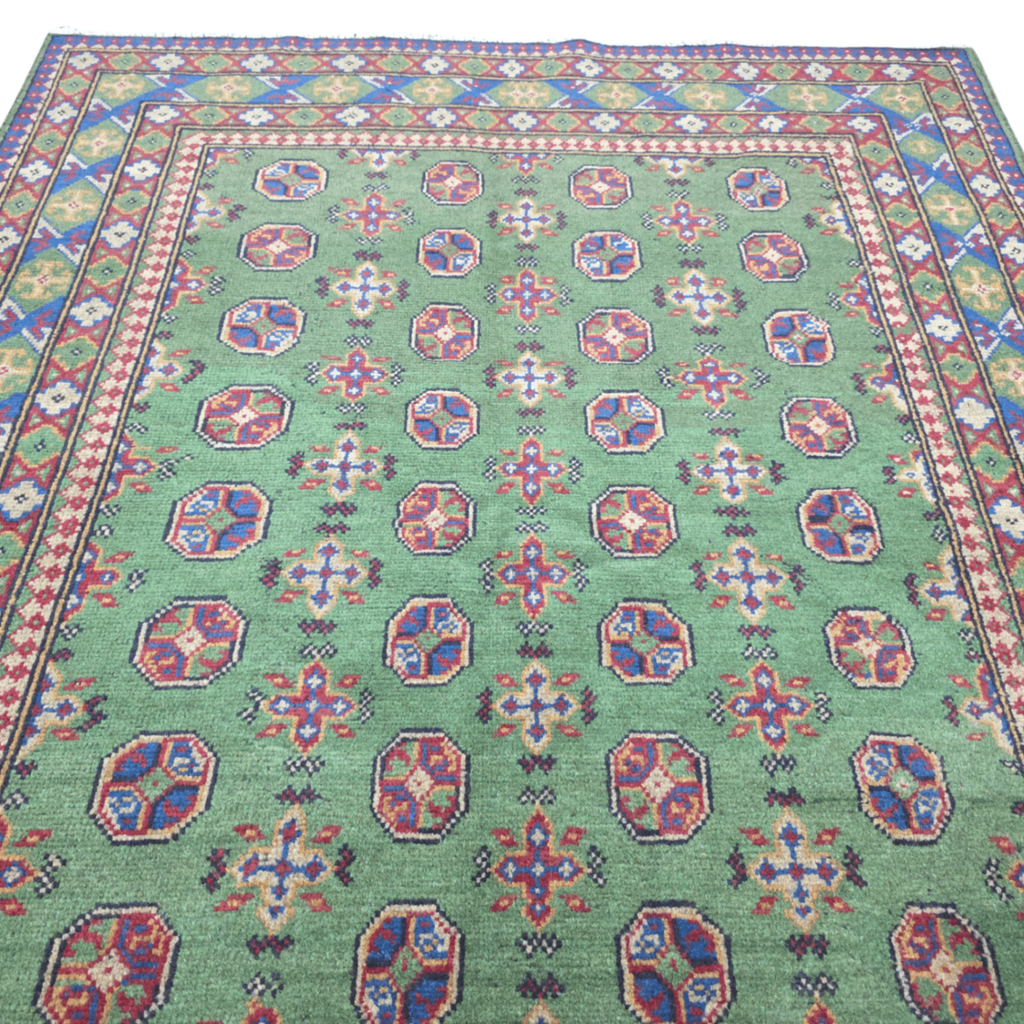 205 x 153 cm Hand-Woven Afghan Akche Rug