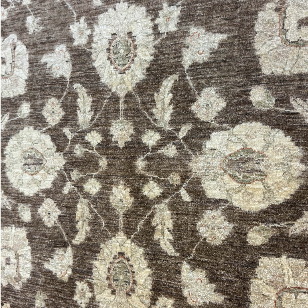 275 x 181 cm Hand-Knotted Afghan Soft Tone Chobi Rug