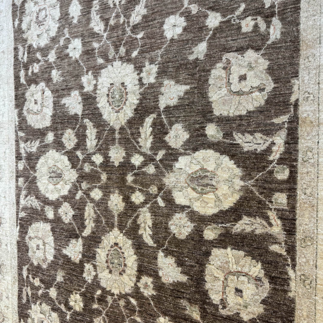 275 x 181 cm Hand-Knotted Afghan Soft Tone Chobi Rug