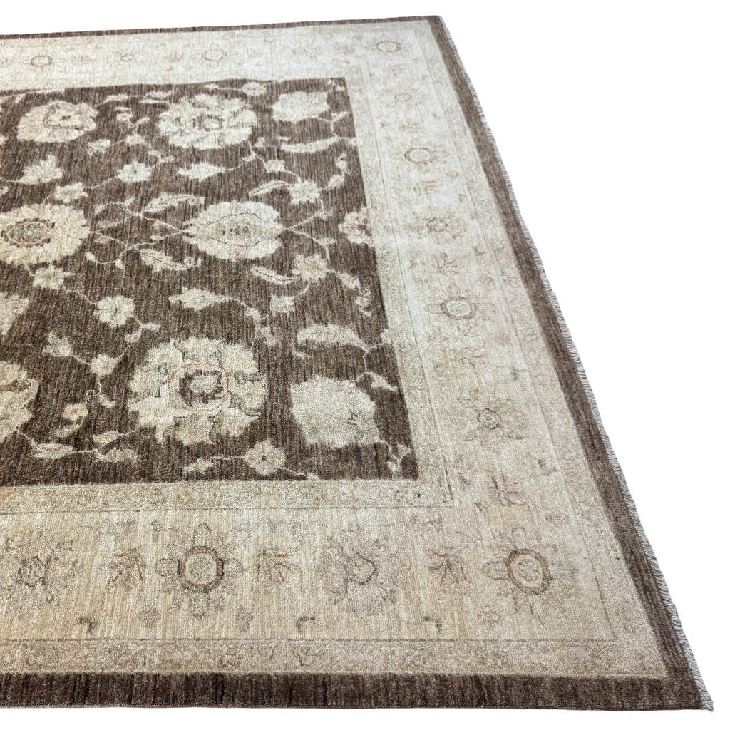 275 x 181 cm Hand-Knotted Afghan Soft Tone Chobi Rug