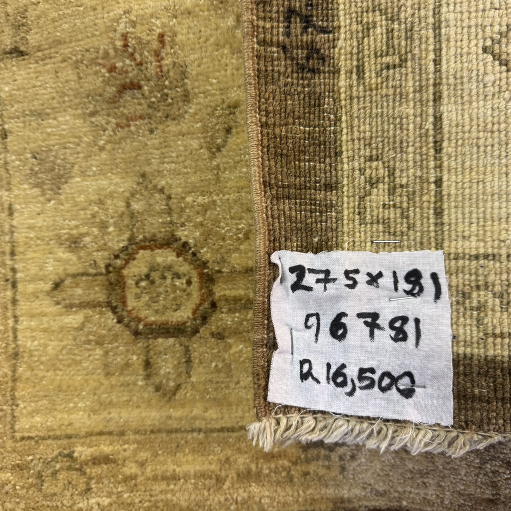 275 x 181 cm Hand-Knotted Afghan Soft Tone Chobi Rug