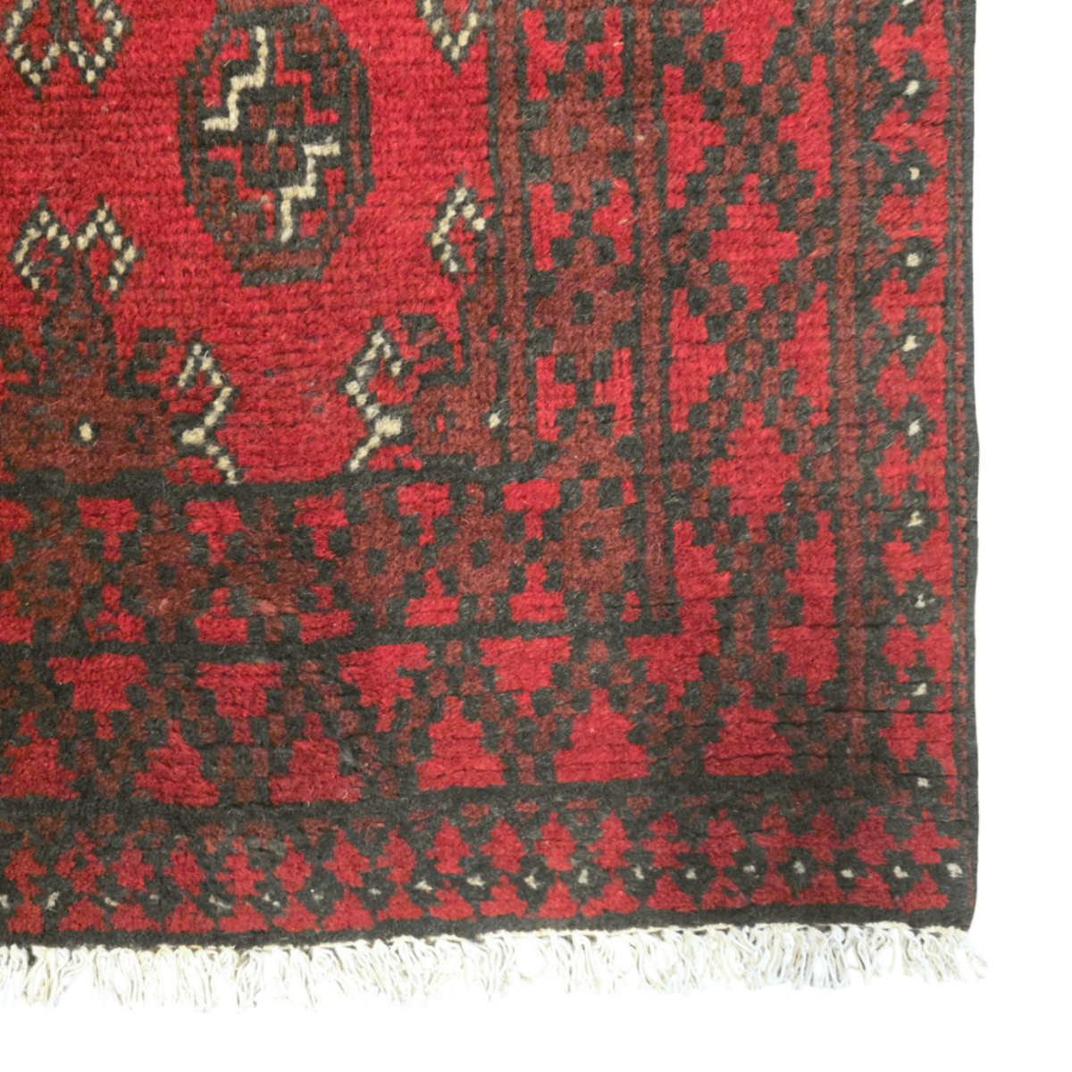 289 x 75 cm Red Afghan Bokhara Runner Rug