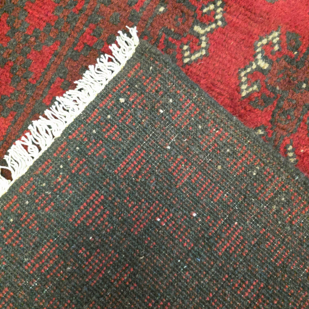 289 x 75 cm Red Afghan Bokhara Runner Rug