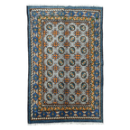 180 x 115 cm Hand-Knotted Afghan Akche Rug