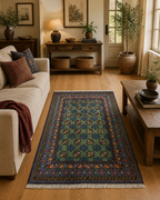 181 x 117 cm Hand-Knotted Afghan Akche Rug