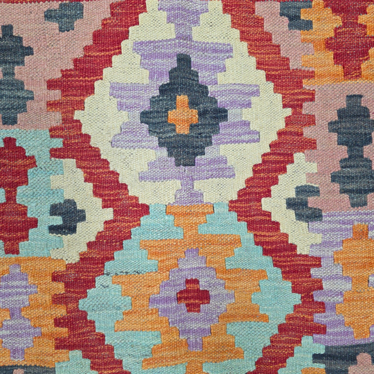 117 x 77 cm Hand Woven Afghan Kilim Rug