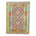 115 x 87 cm Hand W0ven Afghan Kilim Rug