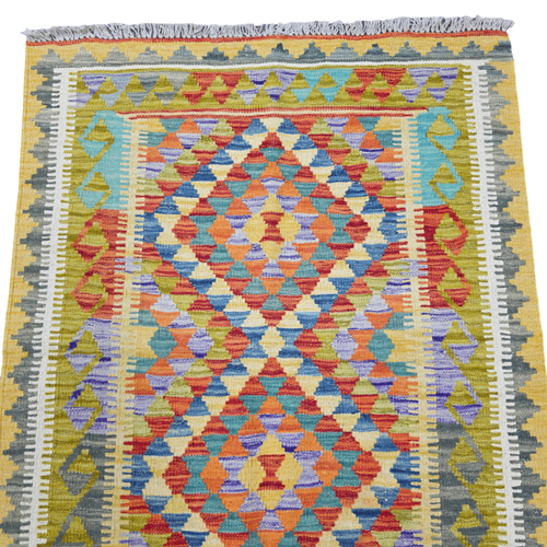 115 x 87 cm Hand W0ven Afghan Kilim Rug