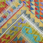 115 x 87 cm Hand W0ven Afghan Kilim Rug