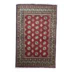 186 x 122 cm Hand-Knotted Afghan Akche Rug