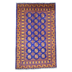 189 x 113 cm Hand-Knotted Afghan Akche Rug