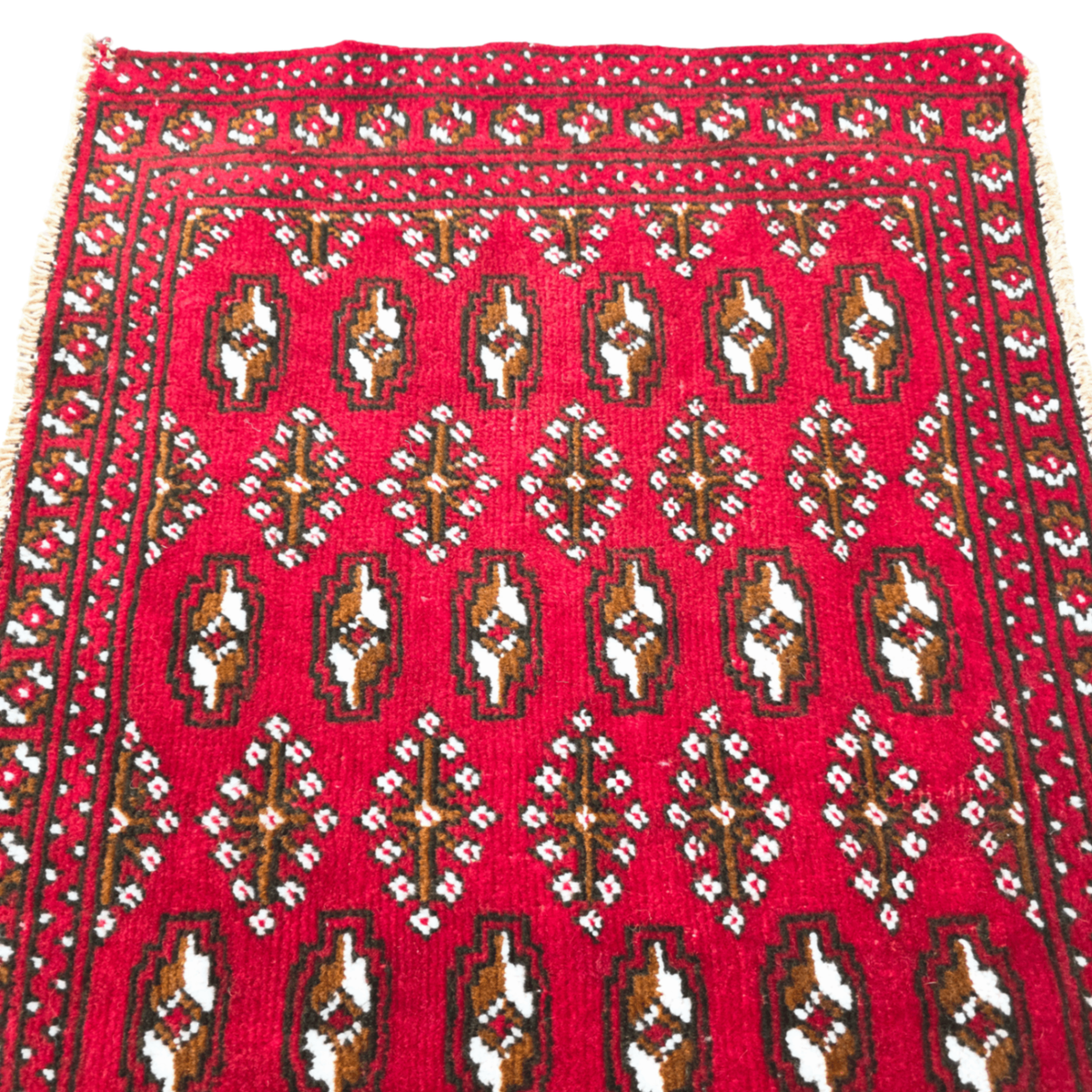 134 x 57 cm Hand-Knotted Persian Turkmen Rug
