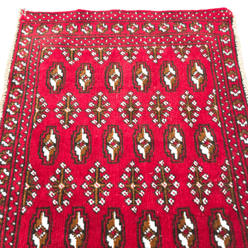 134 x 57 cm Hand-Knotted Persian Turkmen Rug