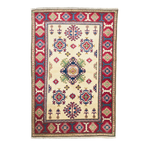 185 x 123 cm Hand Knotted Afghan Kazak Rug