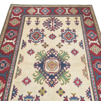 185 x 123 cm Hand Knotted Afghan Kazak Rug