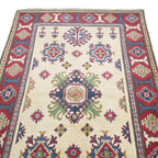 185 x 123 cm Hand Knotted Afghan Kazak Rug