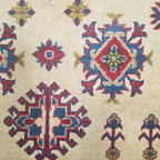 185 x 123 cm Hand Knotted Afghan Kazak Rug