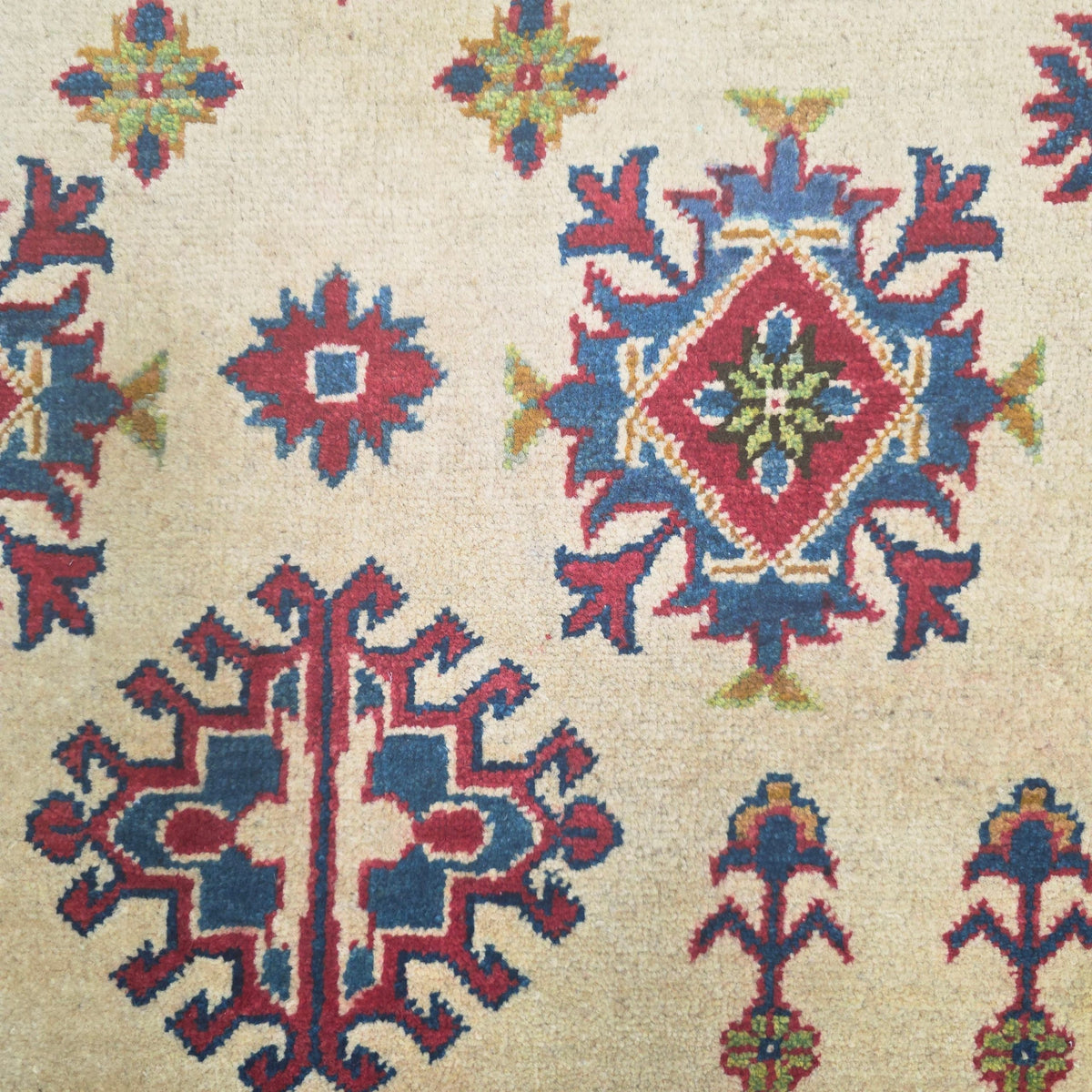 185 x 123 cm Hand Knotted Afghan Kazak Rug