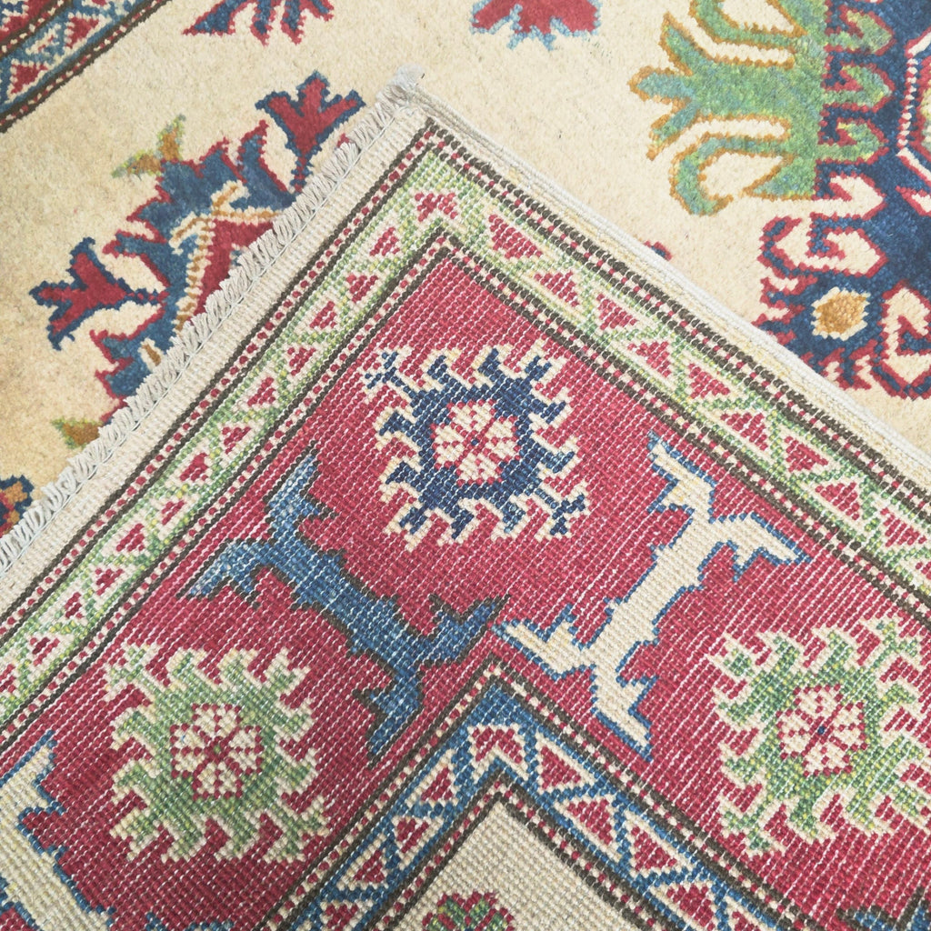 185 x 123 cm Hand Knotted Afghan Kazak Rug