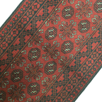 284 x 78 cm Red Afghan Bokhara Runner Rug