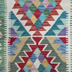 125 x 84 cm Hand Woven Afghan Kilim Rug