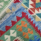 125 x 84 cm Hand Woven Afghan Kilim Rug