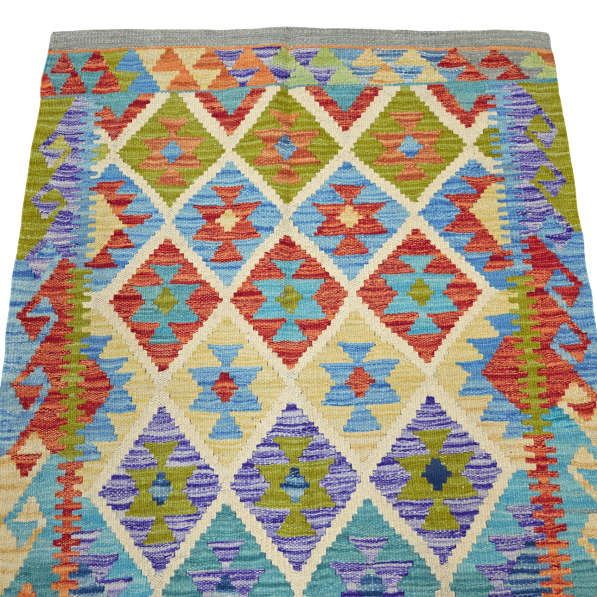 125 x 84 cm Hand Woven Afghan Kilim Rug