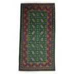 194 x 100 cm Hand-Knotted Afghan Akche Rug