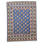 197 x 150 cm Hand-Woven Afghan Akche Rug