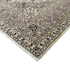 345 x 250 cm Hand Knotted Floral Ivory Kashan Persian Rug