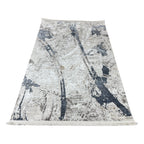 180 x 120 cm Grey Modern Ink Flow Turkish Rug