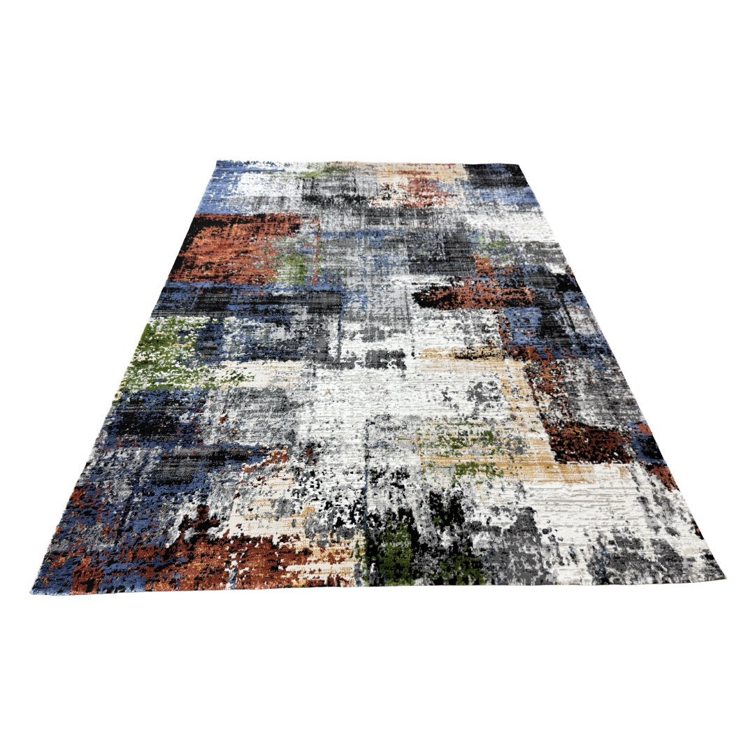 230 x 160 cm Urban Layers Multicolor Distressed Area Rug