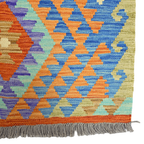 128 x 90 cm Hand Woven Afghan Kilim Rug