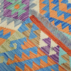 128 x 90 cm Hand Woven Afghan Kilim Rug