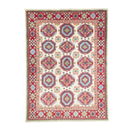 193 x 143 cm Hand Knotted Afghan Kazak Rug