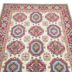 193 x 143 cm Hand Knotted Afghan Kazak Rug