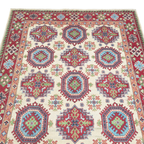 193 x 143 cm Hand Knotted Afghan Kazak Rug