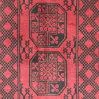 198 x 100 cm Hand-Knotted Afghan Akche Rug