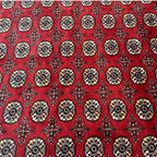 267 x 187 cm Hand-Knotted Red Karachi Bokhara – Wool Rug