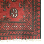 286 x 77 cm Red Afghan Bokhara Runner Rug