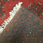 286 x 77 cm Red Afghan Bokhara Runner Rug