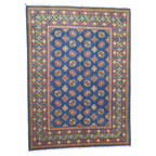 200 x 147 cm Hand-Woven Afghan Akche Rug