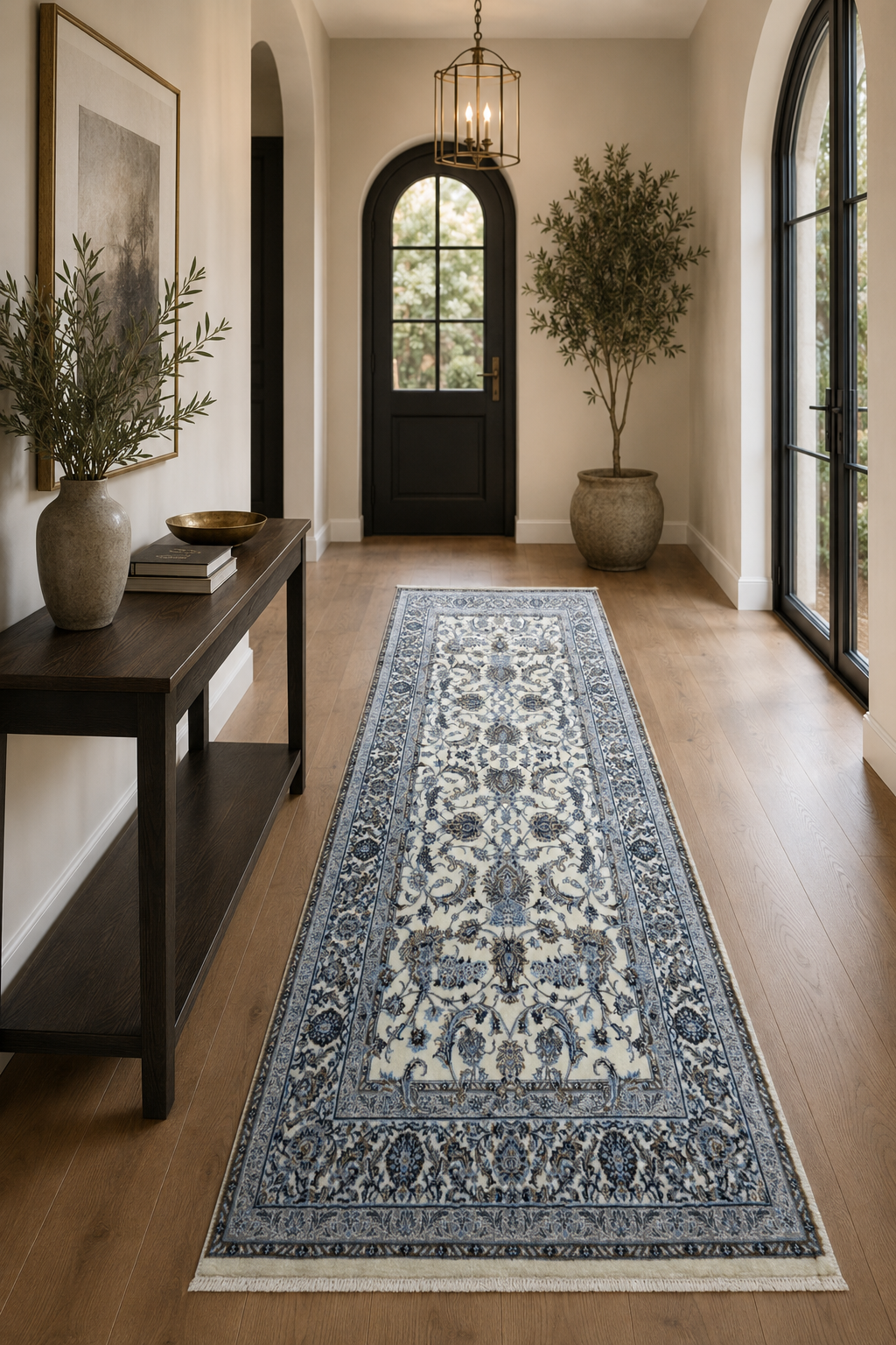 200 x 80 cm Persian Design Machine-Made Runner Rug