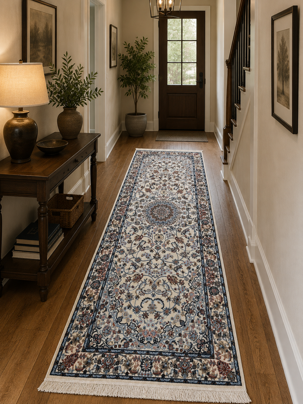 200 x 80 cm Persian Design Machine-Made Runner Rug