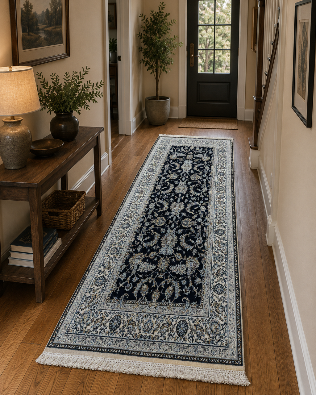 200 x 80 cm Persian Design Machine-Made Runner Rug