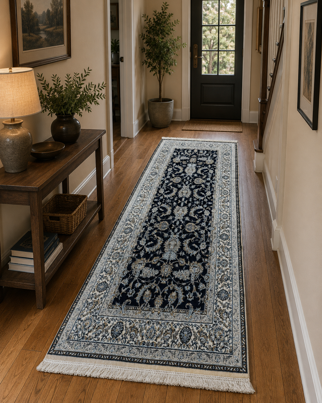 200 x 80 cm Persian Design Machine-Made Runner Rug