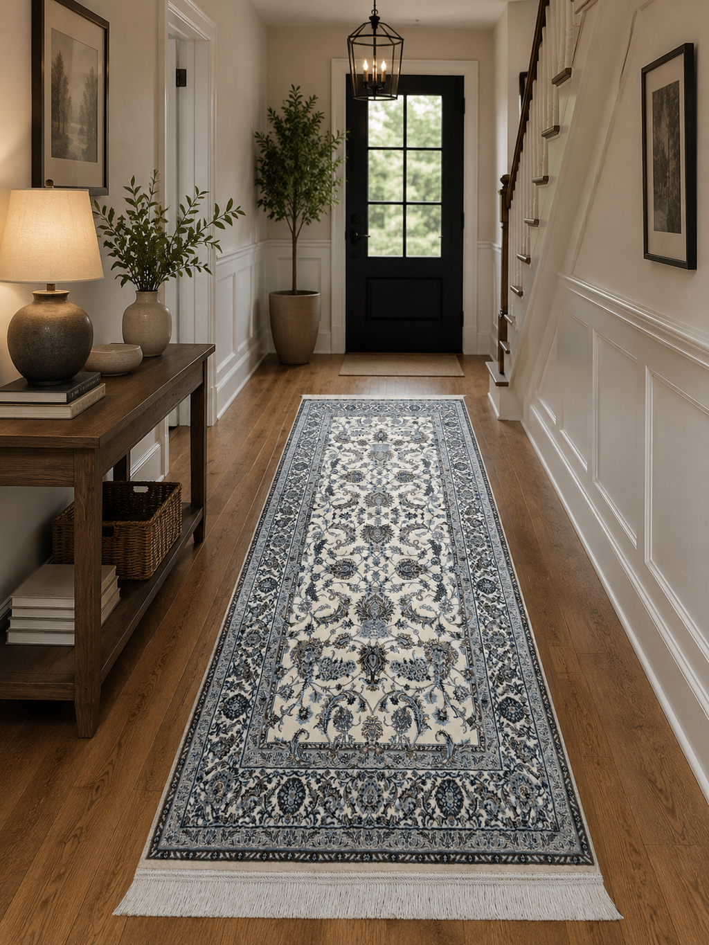 200 x 80 cm Persian Design Machine-Made Runner Rug
