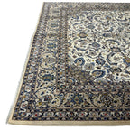 345 x 255 cm Hand Knotted Ivory Persian Fine Mashad Wool Rug